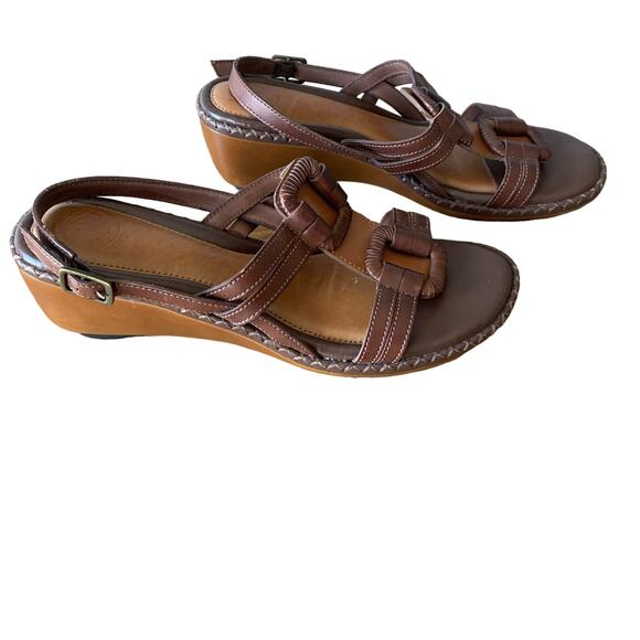 Nurture Sandals Brown Women's Size 8M Open Toe Sling Back - Picture 1 of 11